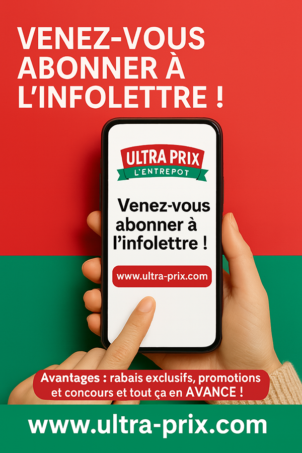 Venez-vous abonner à l'infolettre